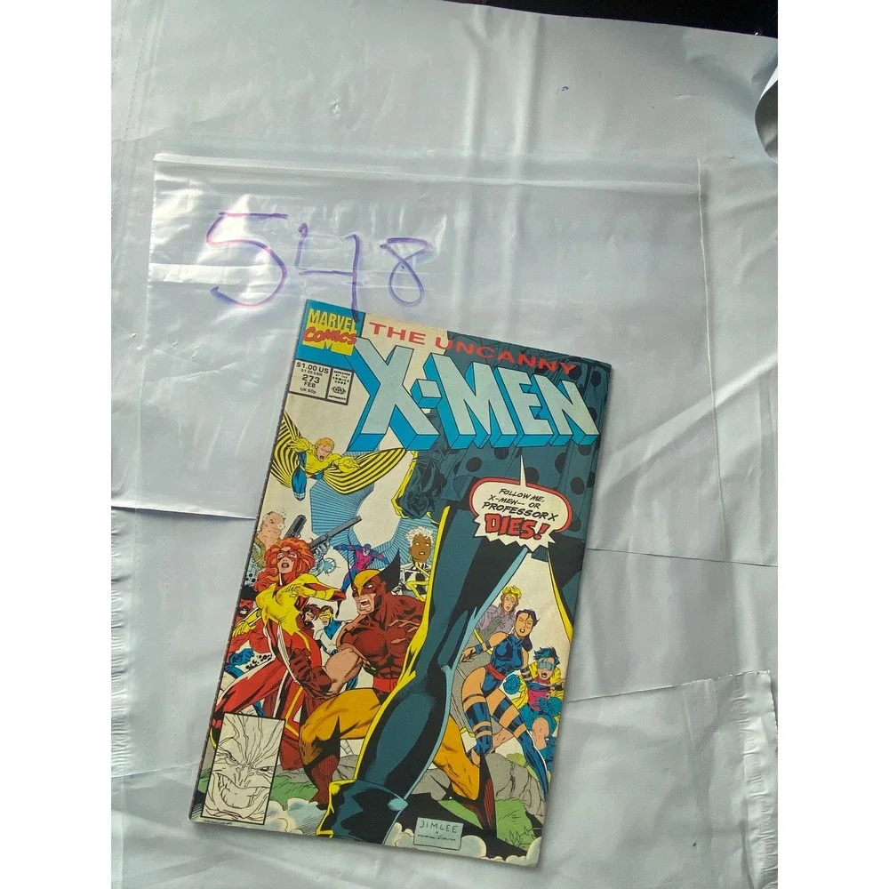 The Uncanny X-Men 273 Comic Book Marvel Comics 1991 Jim‎ Lee